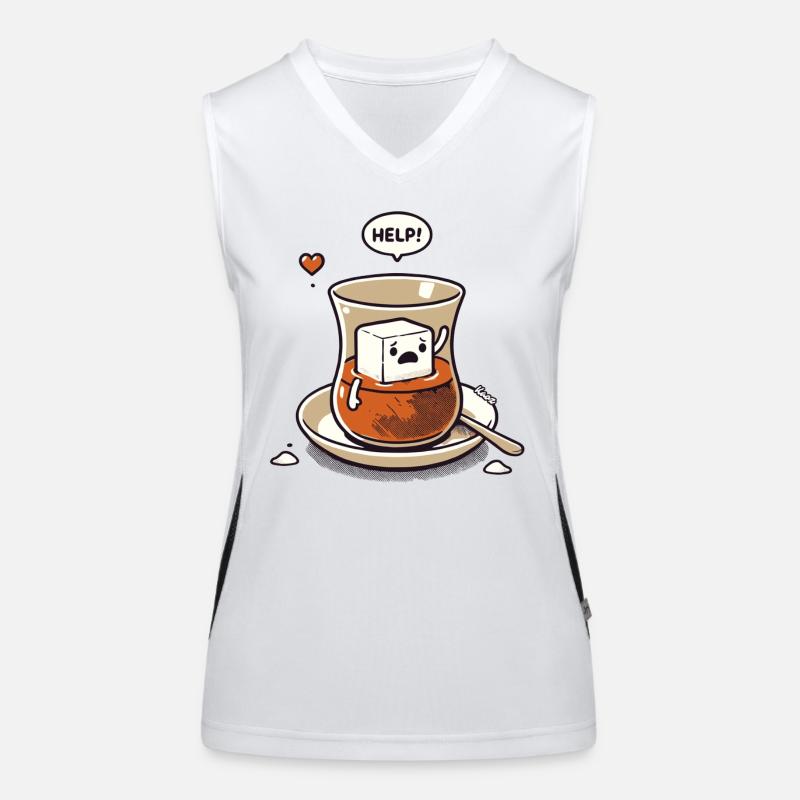 Sugar cubes in need, help! – Turkish tea fun Women's Functional Contrast Tank Top