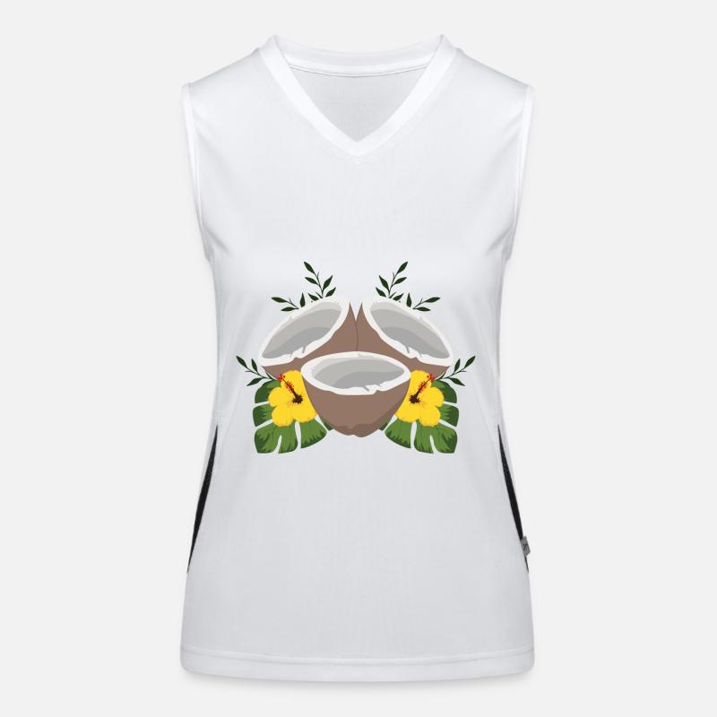Summer coconut Women's Functional Contrast Tank Top