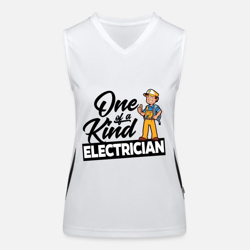 Elektriker - Einer der netteren Funktionelles Kontrast-Tank Top für Frauen