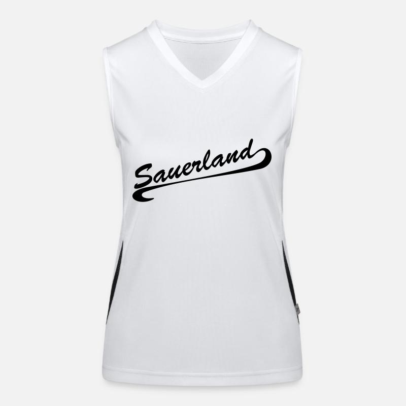 Sauerland unterstrichen Funktionelles Kontrast-Tank Top für Frauen
