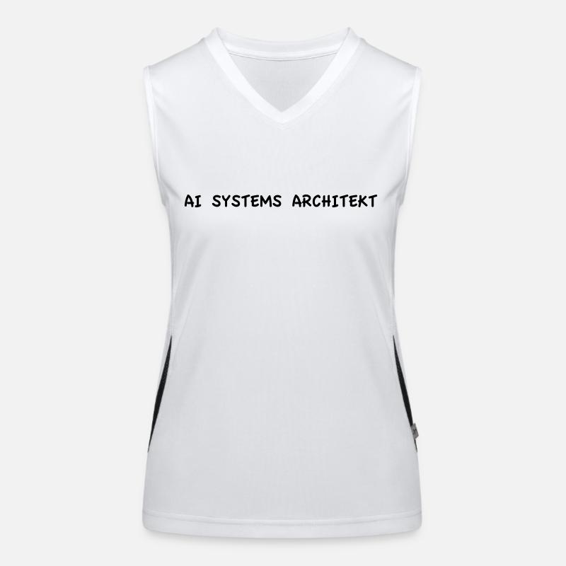 AI Systems Architect Women's Functional Contrast Tank Top