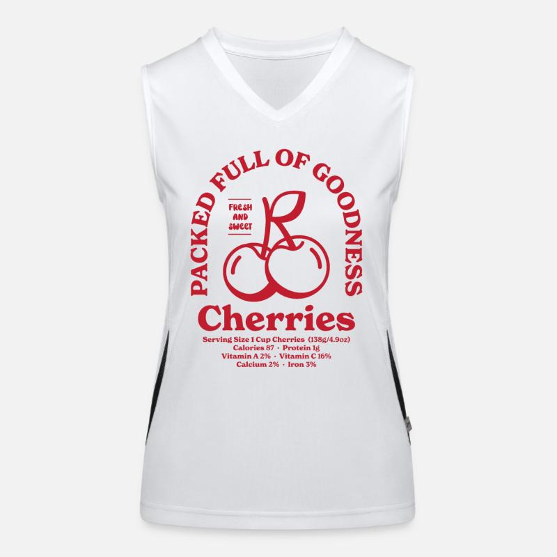 Cherries Nutritional Women's Functional Contrast Tank Top