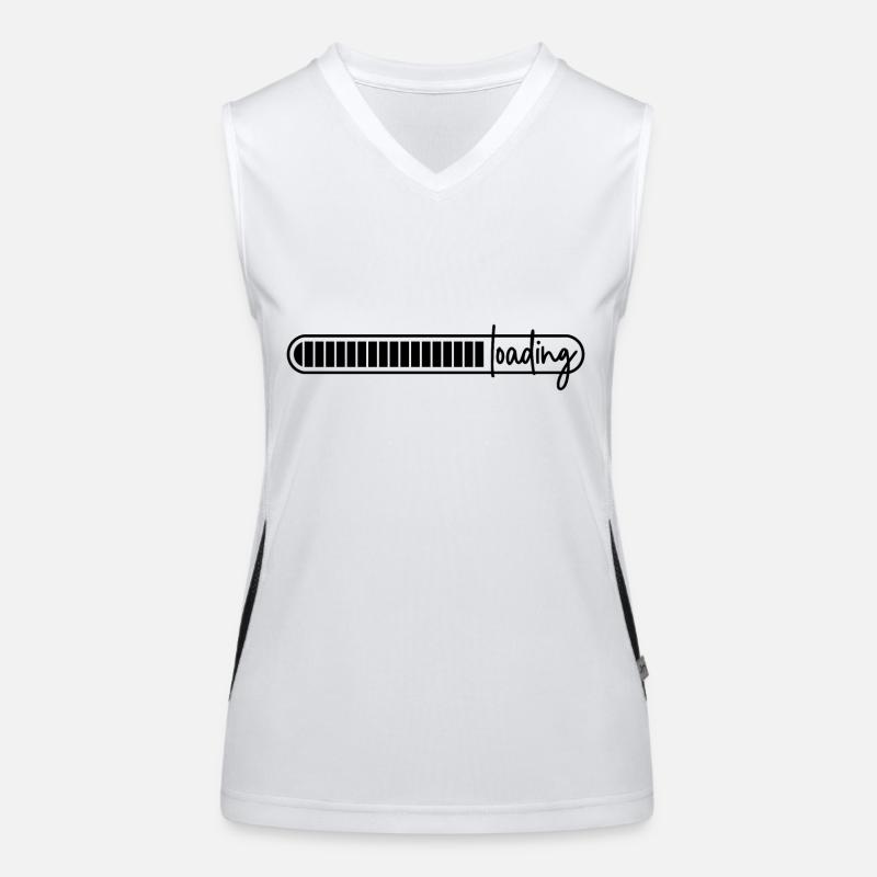 loading bar - loading - loading Women's Functional Contrast Tank Top