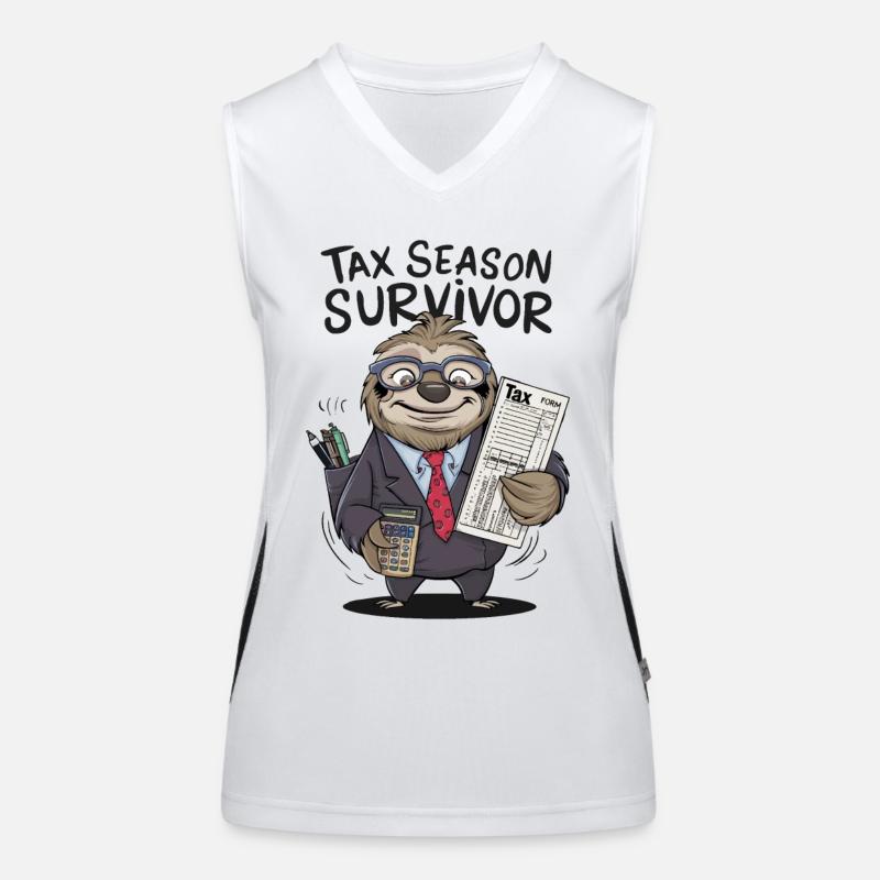 Steuersaison Überlebender Funktionelles Kontrast-Tank Top für Frauen