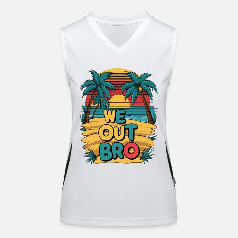 Nous sortons mon frère, dernier jour d’école professeur Débardeur respirant contrasté Femme