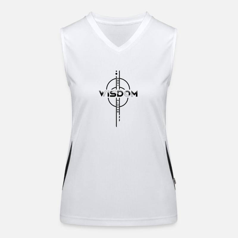 Quête éternelle de la sagesse Débardeur respirant contrasté Femme