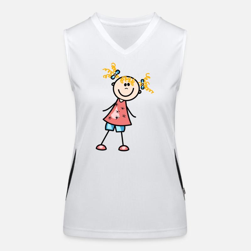Kind Funktionelles Kontrast-Tank Top für Frauen