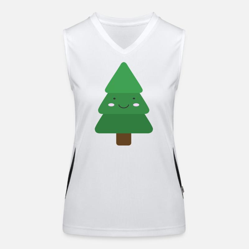 Sapin mignon Débardeur respirant contrasté Femme