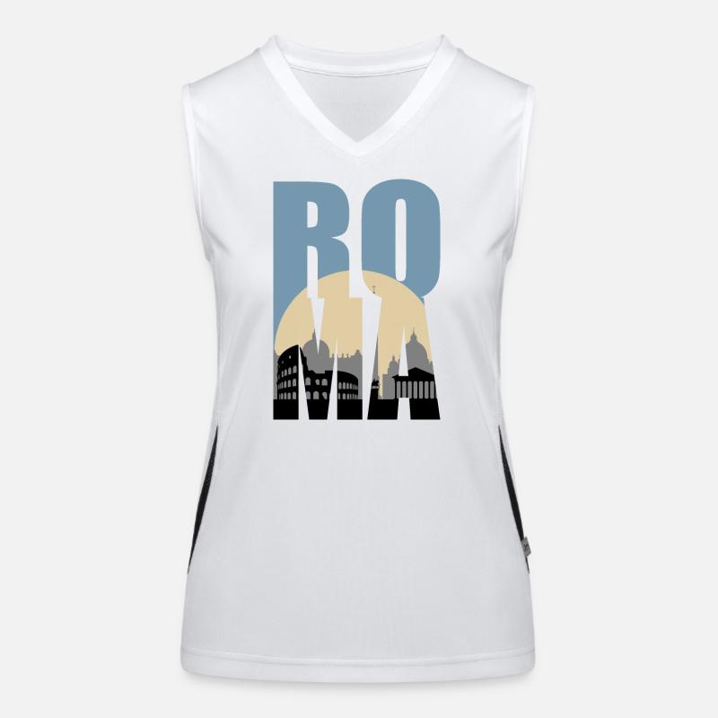 ROM Funktionelles Kontrast-Tank Top für Frauen