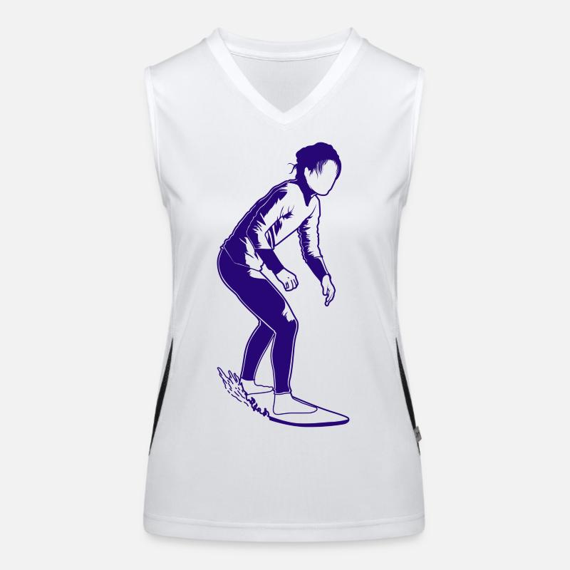 Surfeur Débardeur respirant contrasté Femme