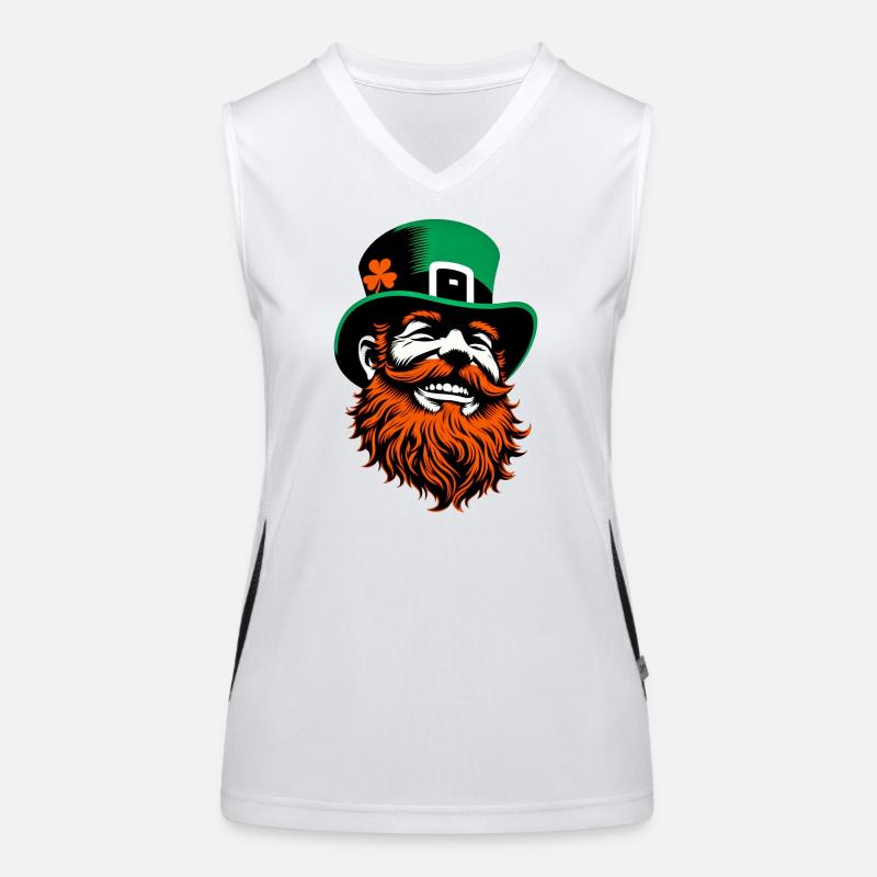 Leprechaun Ireland Women's Functional Contrast Tank Top