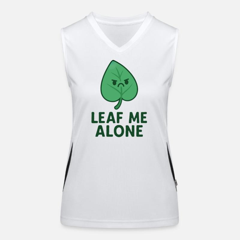 Feuille-moi allone Débardeur respirant contrasté Femme