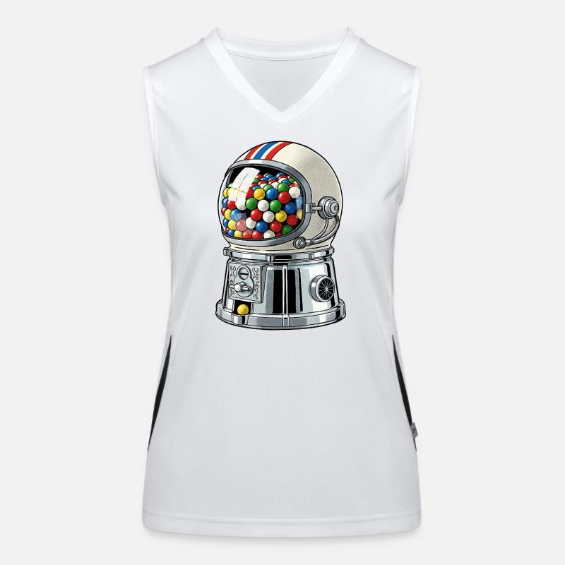 BubbleNaut Funktionelles Kontrast-Tank Top für Frauen