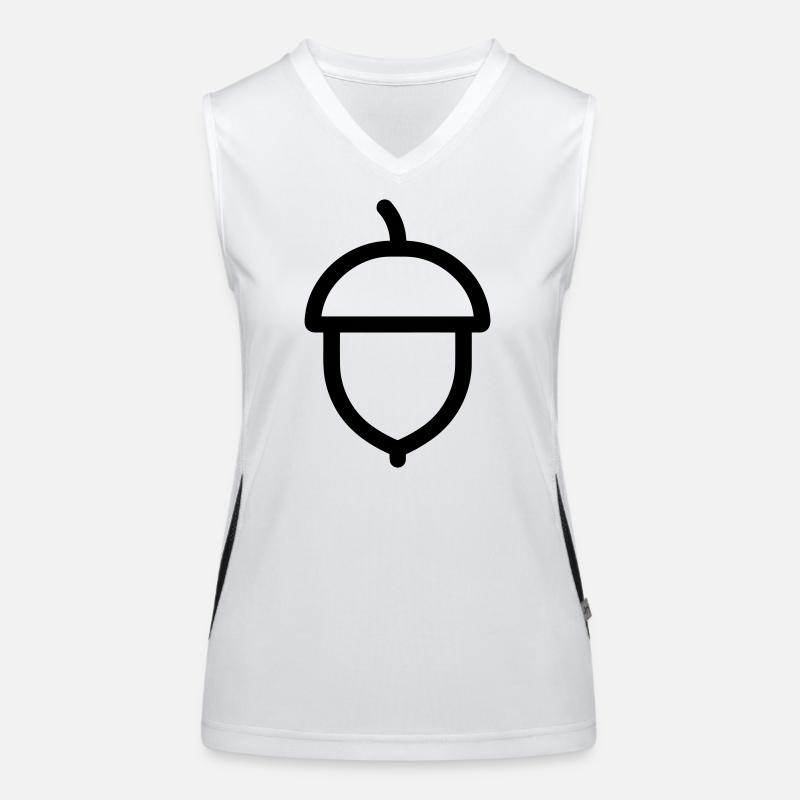 Eiche Funktionelles Kontrast-Tank Top für Frauen