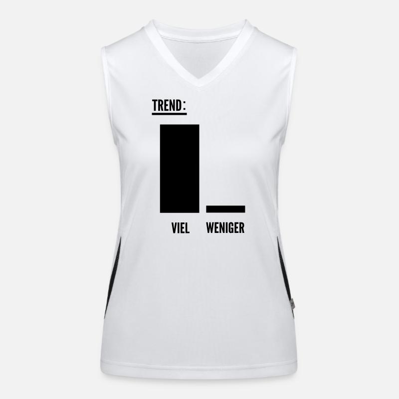 Viel weniger Funktionelles Kontrast-Tank Top für Frauen
