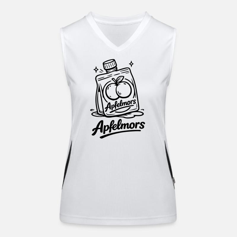 Apfel Mors Popo  Funktionelles Kontrast-Tank Top für Frauen
