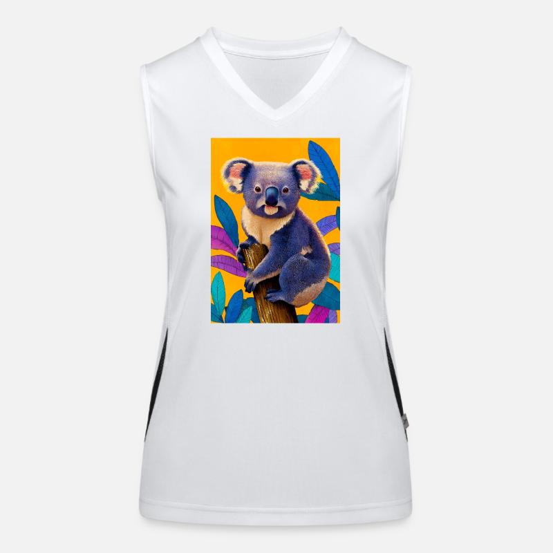 Koala Funktionelles Kontrast-Tank Top für Frauen