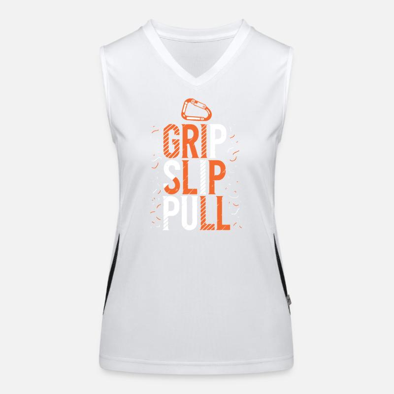 Grip Slip Pullover Klettern Funktionelles Kontrast-Tank Top für Frauen