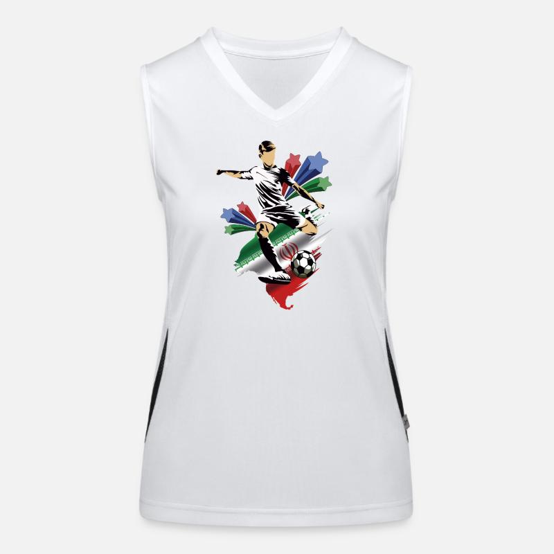 Iran - Iran - Flags Women's Functional Contrast Tank Top