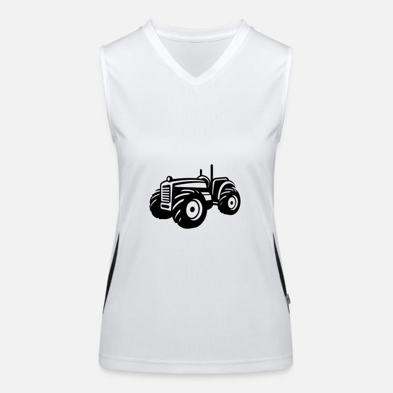 Tractor Vehicle Women's Functional Contrast Tank Top