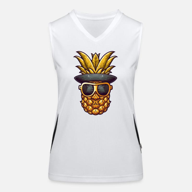 L’ananas jaune d’automne est mûr, trop mûr Débardeur respirant contrasté Femme