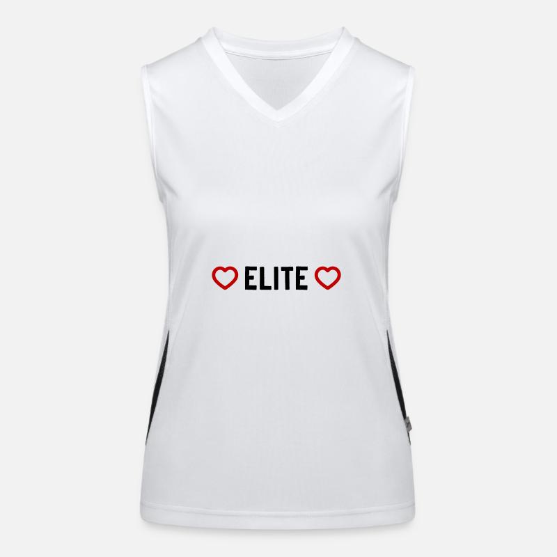 Elite Herz Funktionelles Kontrast-Tank Top für Frauen
