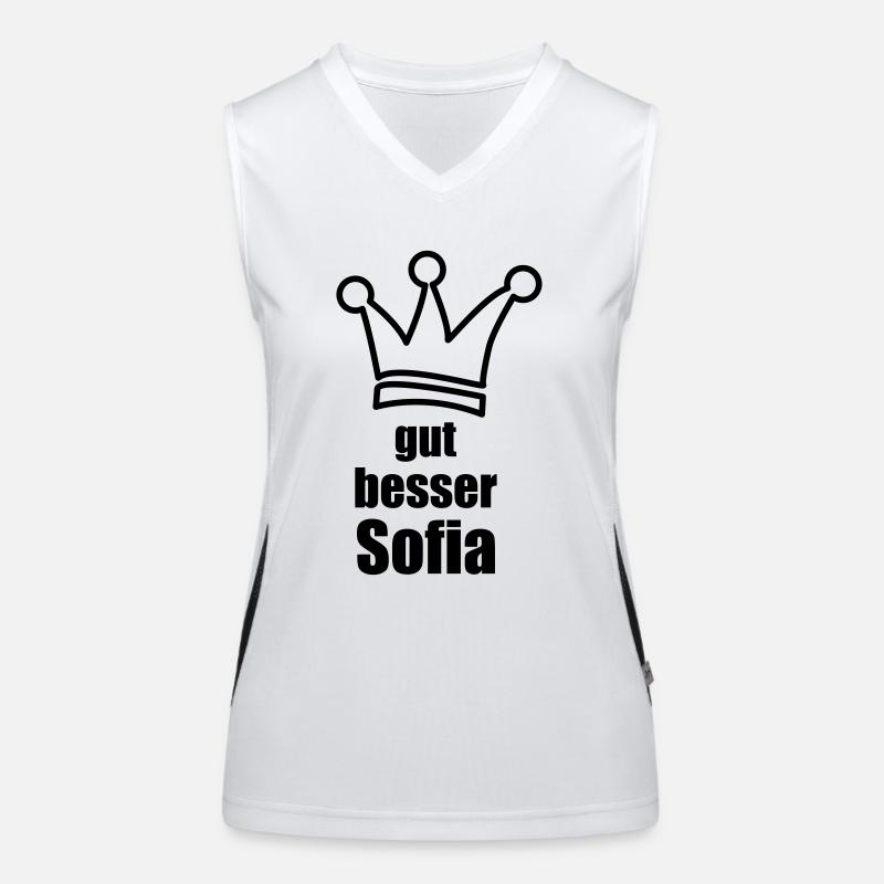 Sofia Funktionelles Kontrast-Tank Top für Frauen