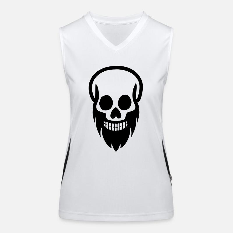 Skull Beard Women's Functional Contrast Tank Top