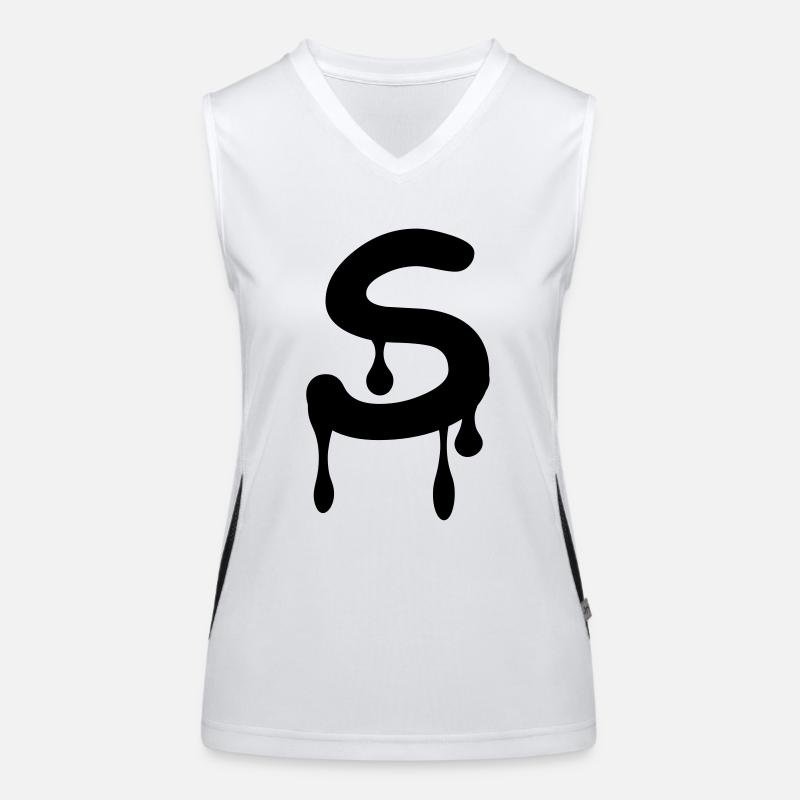 s_comic_graffiti Funktionelles Kontrast-Tank Top für Frauen