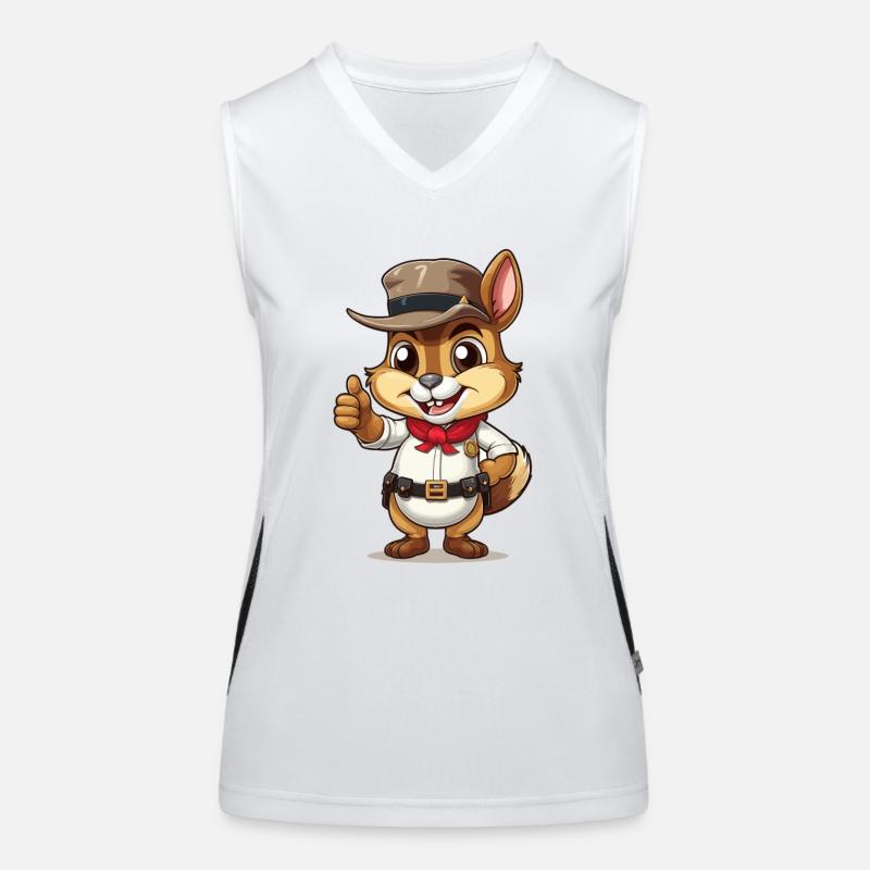 Little Sheriff Women's Functional Contrast Tank Top