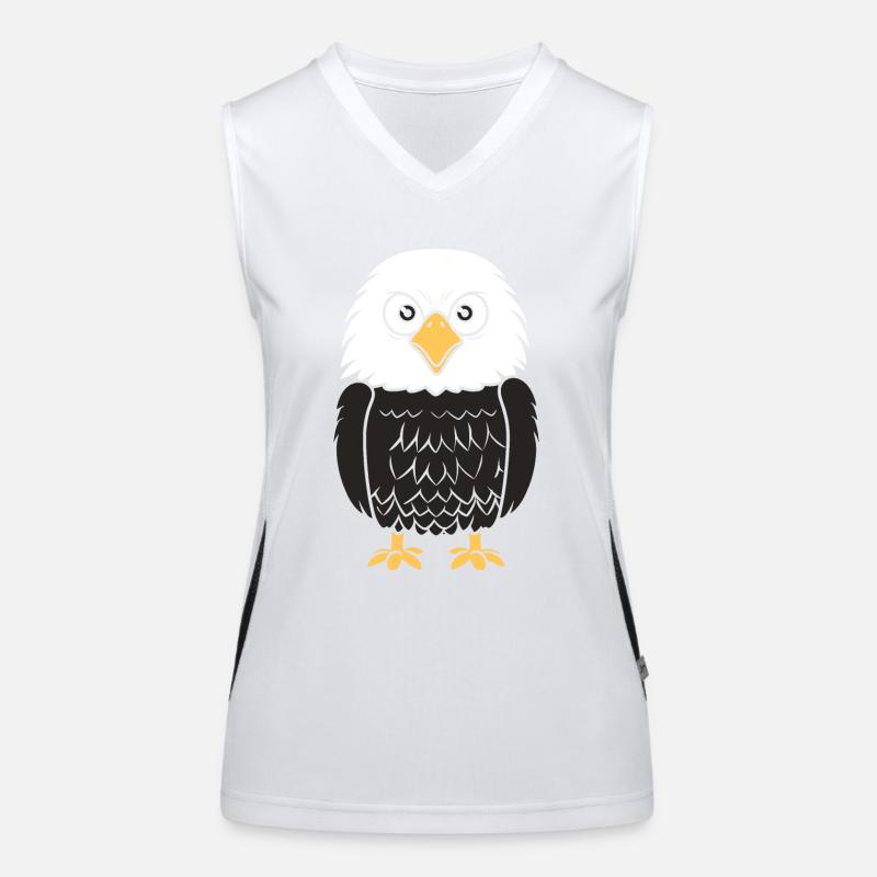 Oiseau aigle Débardeur respirant contrasté Femme