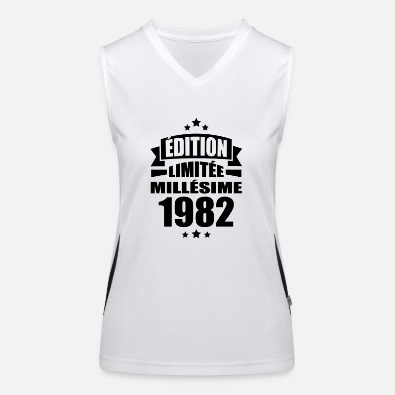 édition limitée millésime 1982 Débardeur respirant contrasté Femme
