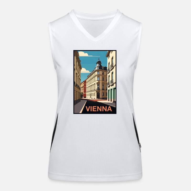 Vienna Old Town Women's Functional Contrast Tank Top