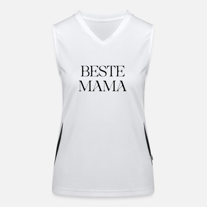 BESTE MAMA Funktionelles Kontrast-Tank Top für Frauen