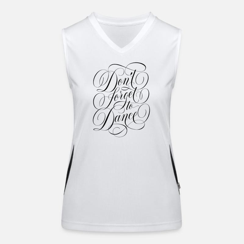 N’oubliez pas de danser Débardeur respirant contrasté Femme