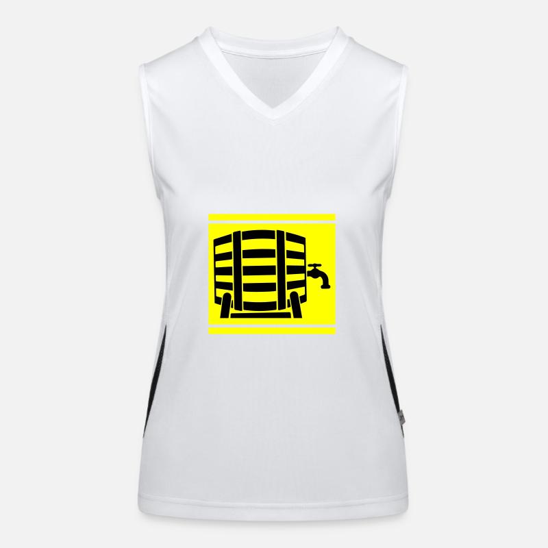 Beer barrel beer Women's Functional Contrast Tank Top