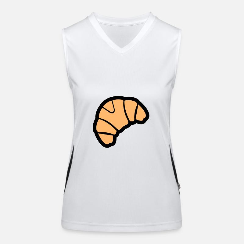 Croissant Baker Women's Functional Contrast Tank Top