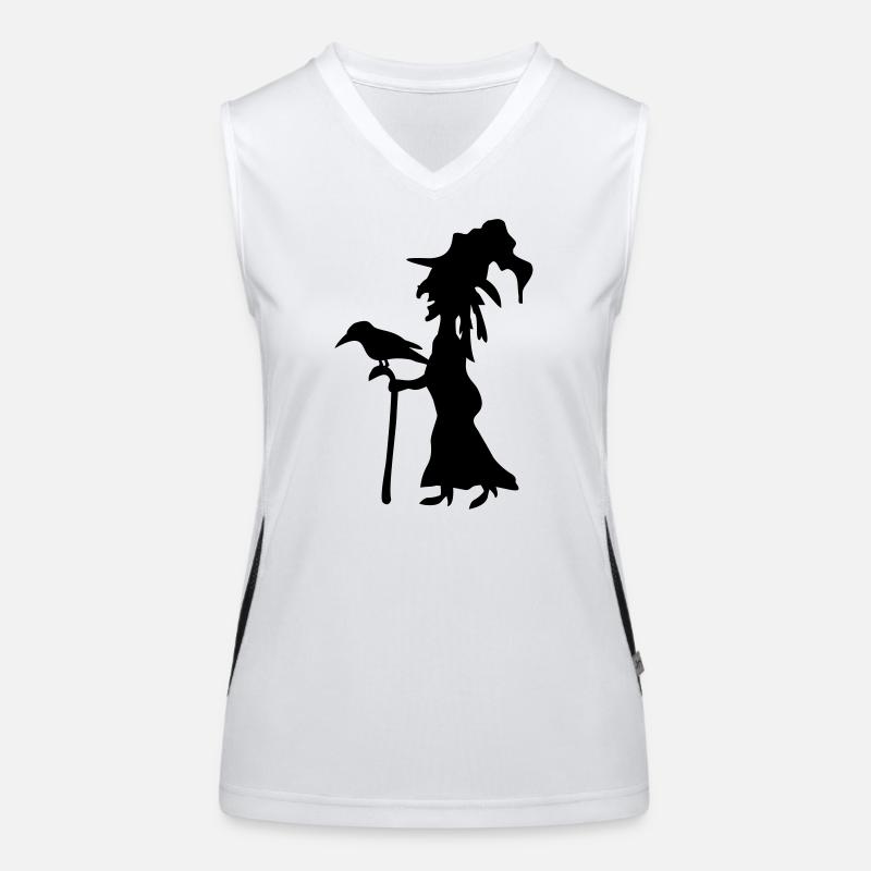 Silhouette Abstraite Sorcières Débardeur respirant contrasté Femme