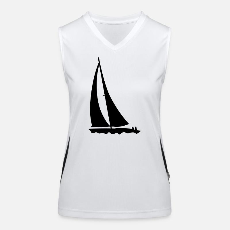 voile Débardeur respirant contrasté Femme