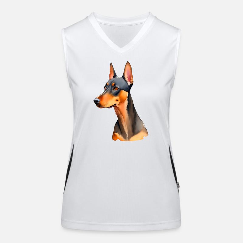 Doberman Débardeur respirant contrasté Femme