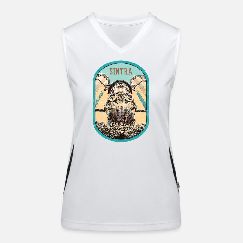 Fantastic Gate: Pena Palace, Sintra Women's Functional Contrast Tank Top