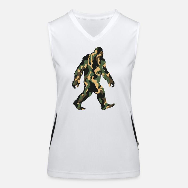 Camouflage Sasquatch Stride Women's Functional Contrast Tank Top