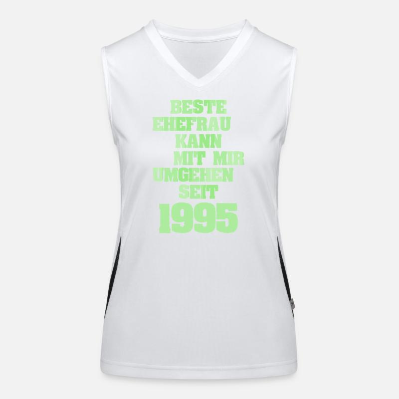 Ehe 1995 Funktionelles Kontrast-Tank Top für Frauen