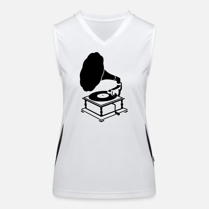 Grammophon Funktionelles Kontrast-Tank Top für Frauen