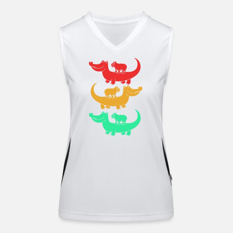 Capibara Capybara Débardeur respirant contrasté Femme