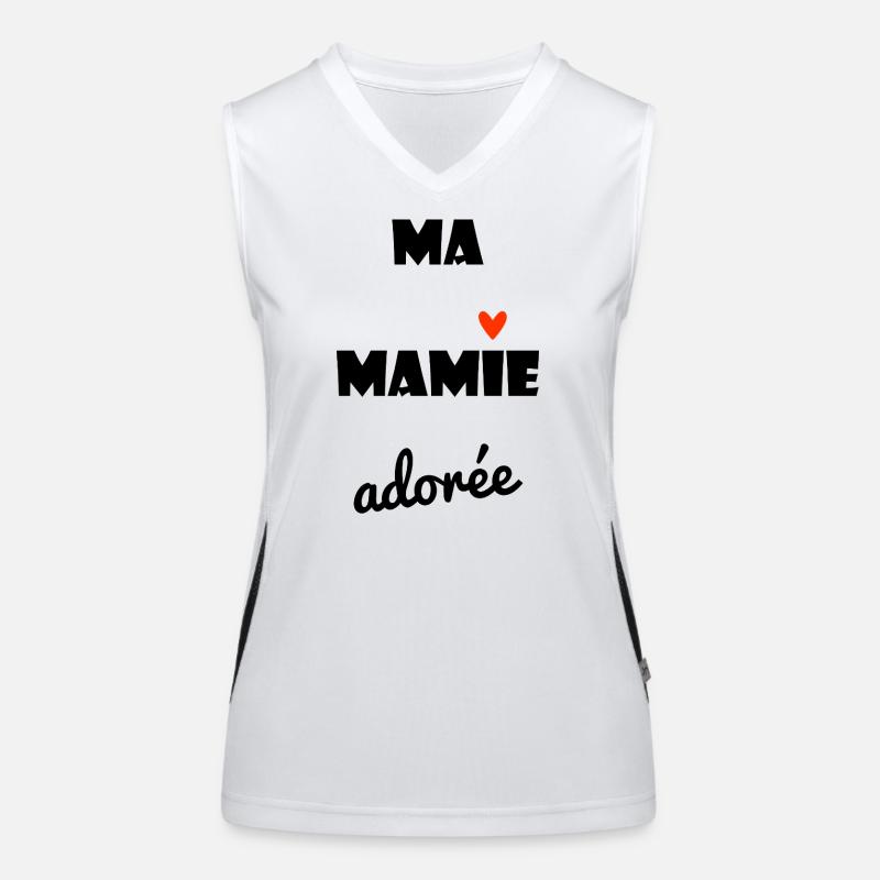 OMA. MAMA. GROSSMUTTER. MUTTERTAG. PARTEI Funktionelles Kontrast-Tank Top für Frauen