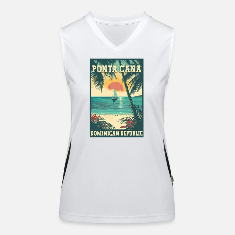 Experience Punta Cana Dominican Republic Women's Functional Contrast Tank Top