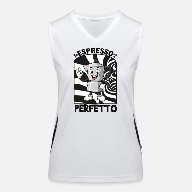 Espresso, coffee Women's Functional Contrast Tank Top