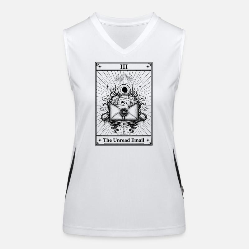 Unread Email | Tarot Card Everyday Women's Functional Contrast Tank Top