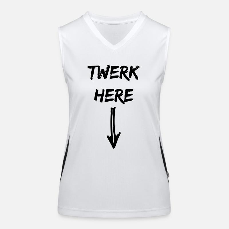 twerk Débardeur respirant contrasté Femme